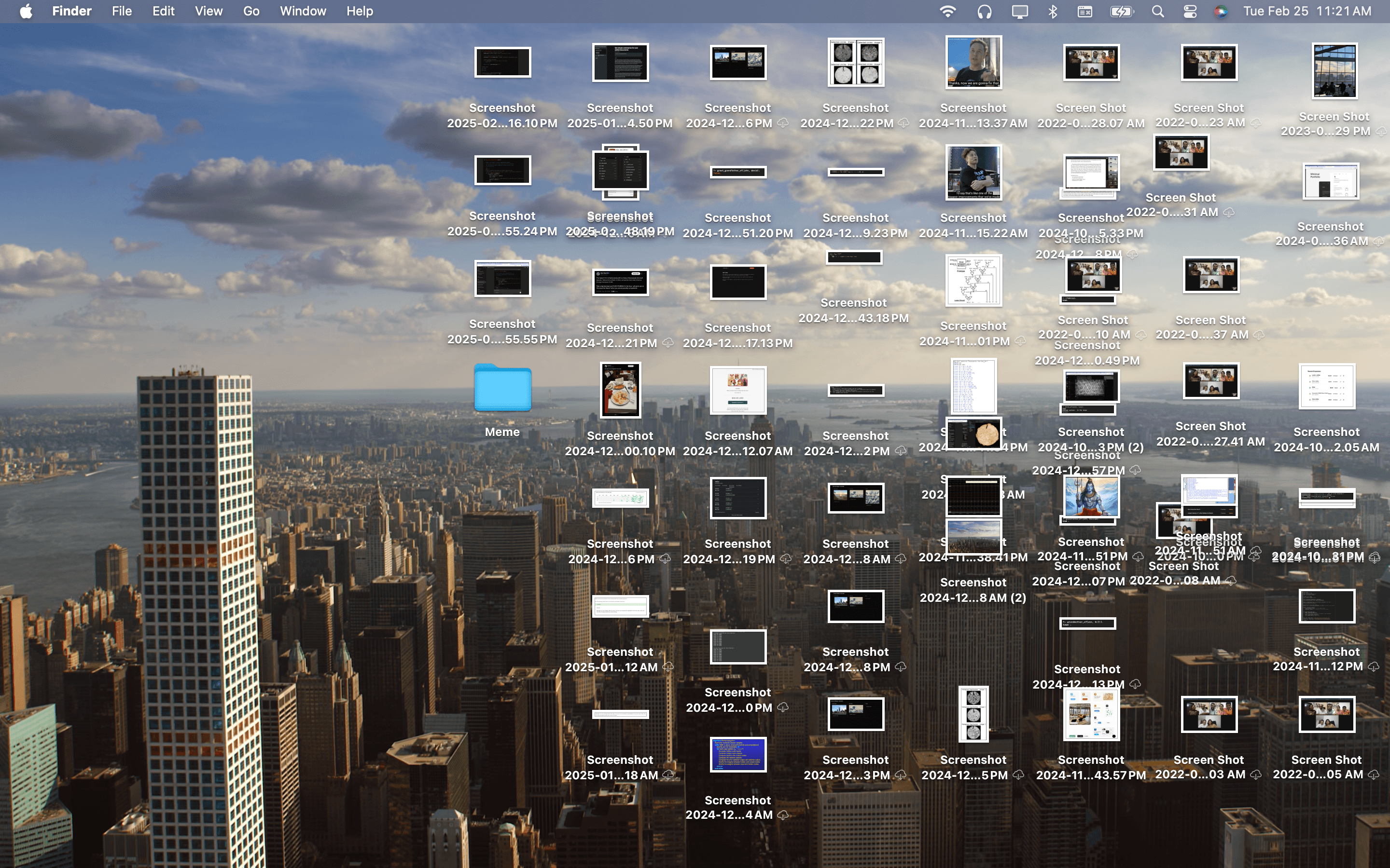 Desktop before running our script